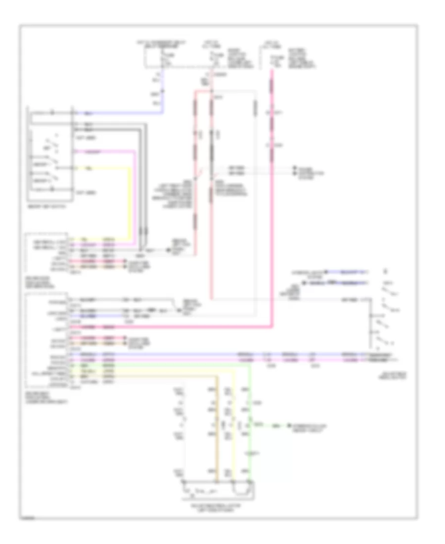 Adjustable Pedal Wiring Diagram for Lincoln MKT EcoBoost 2011