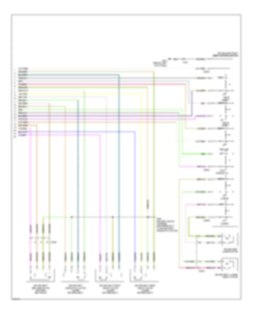 Driver s Memory Seat Wiring Diagram 2 of 2 for Lincoln MKT EcoBoost 2011