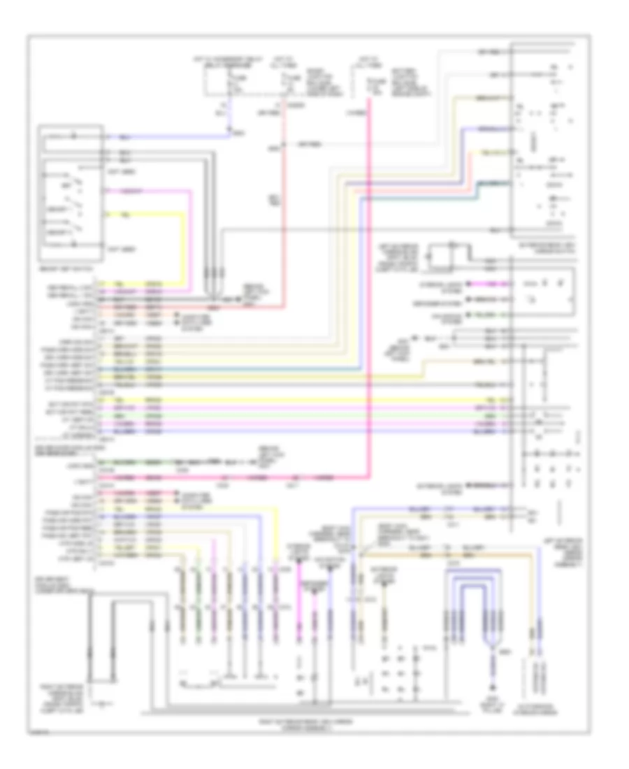 Memory Mirrors Wiring Diagram for Lincoln MKT EcoBoost 2011