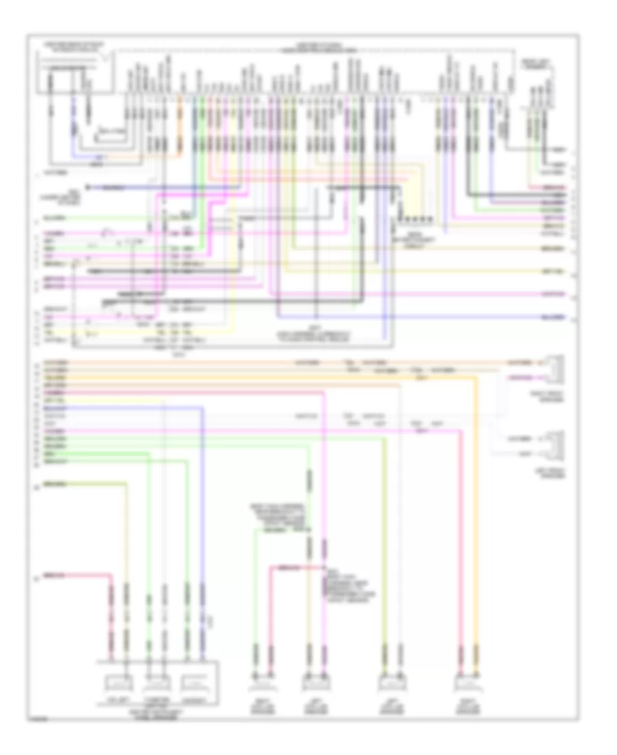 Navigation Wiring Diagram 2 of 3 for Lincoln MKT EcoBoost 2011