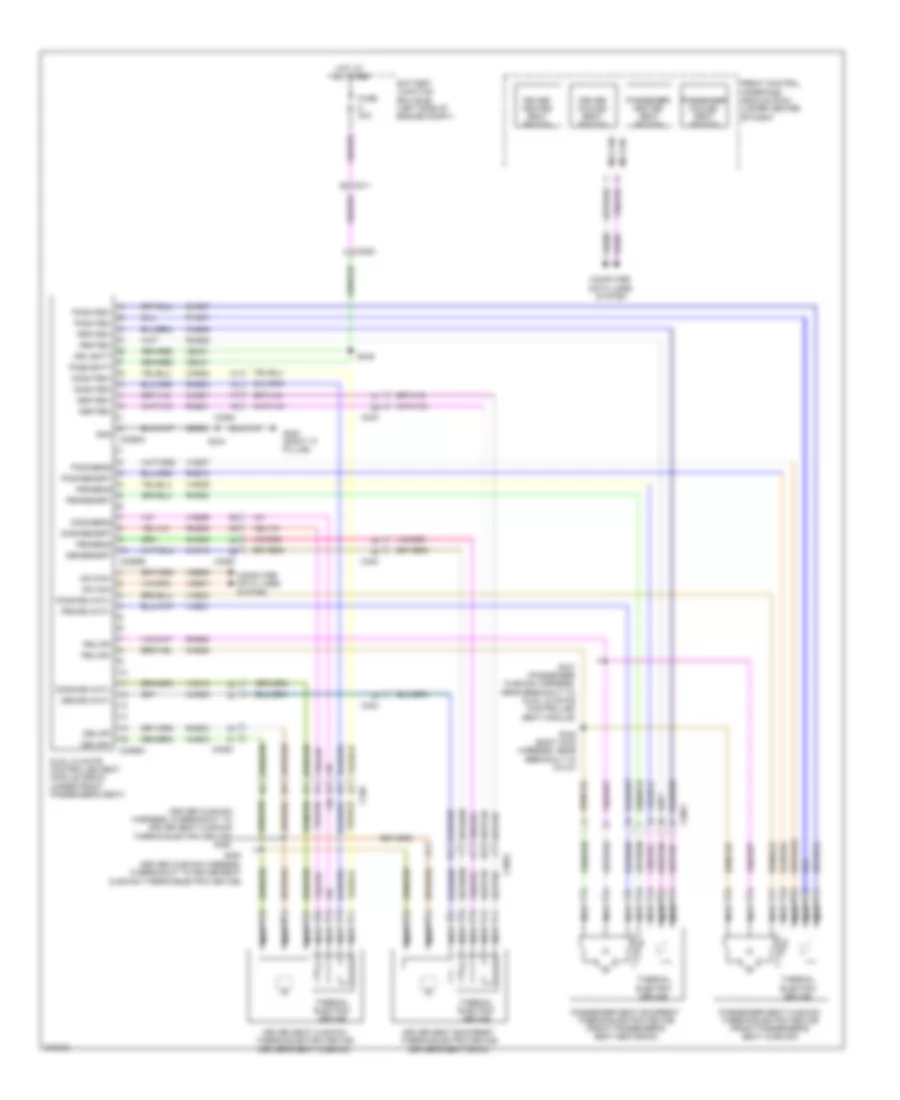 Driver Climate Control Seat Wiring Diagram for Lincoln MKT EcoBoost 2011