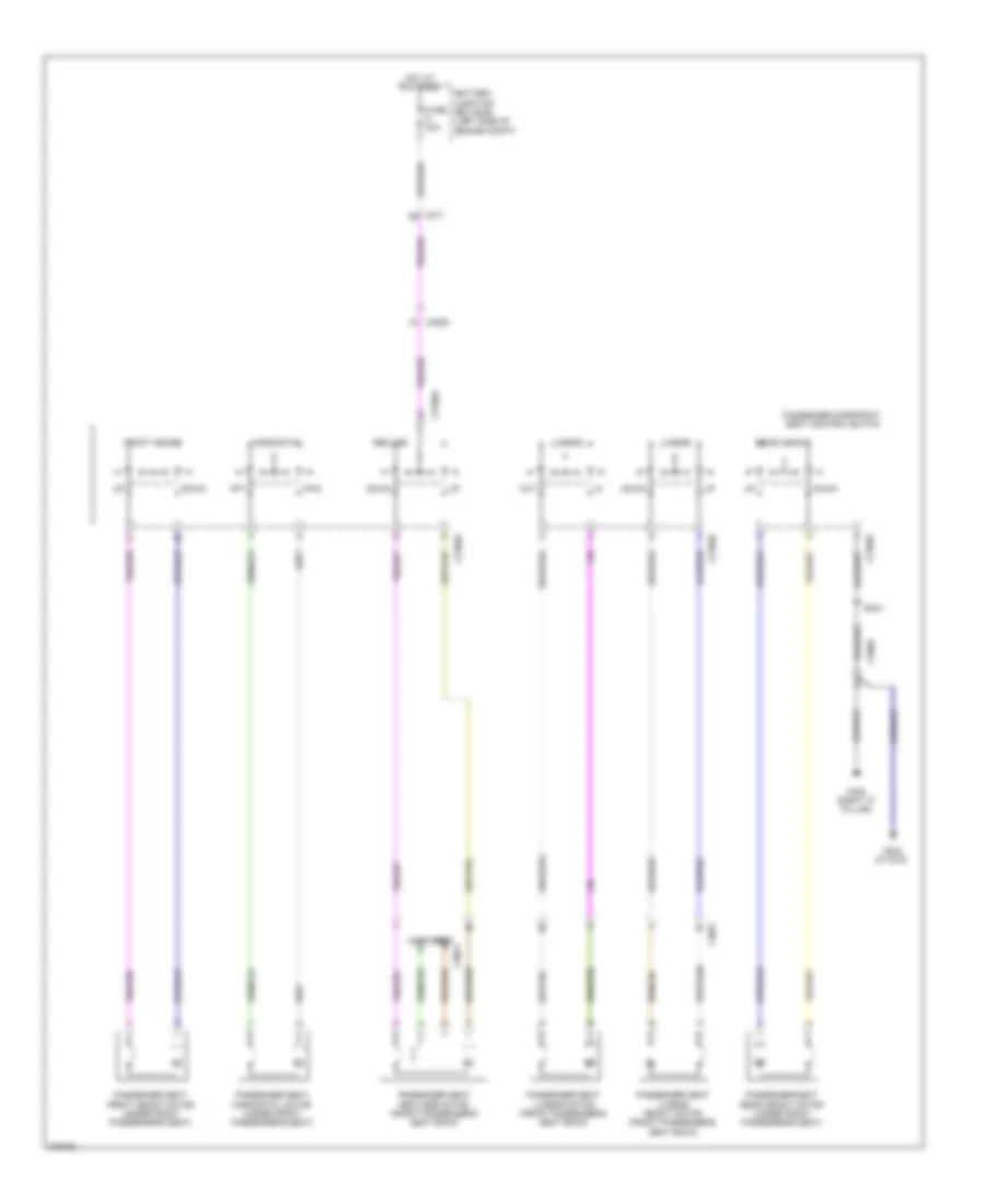 Passenger Power Seat Wiring Diagram for Lincoln MKT EcoBoost 2011