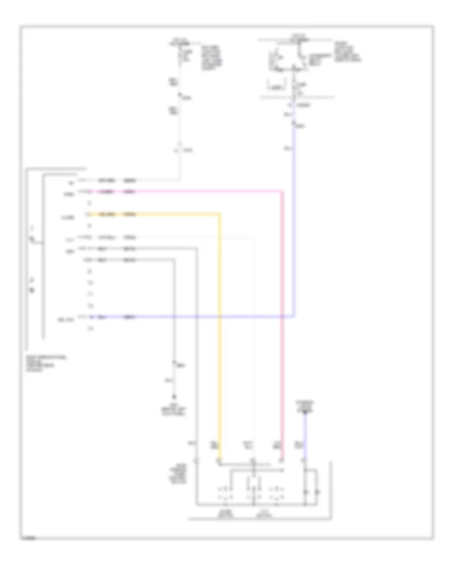 Power Top Sunroof Wiring Diagram for Lincoln MKT EcoBoost 2011