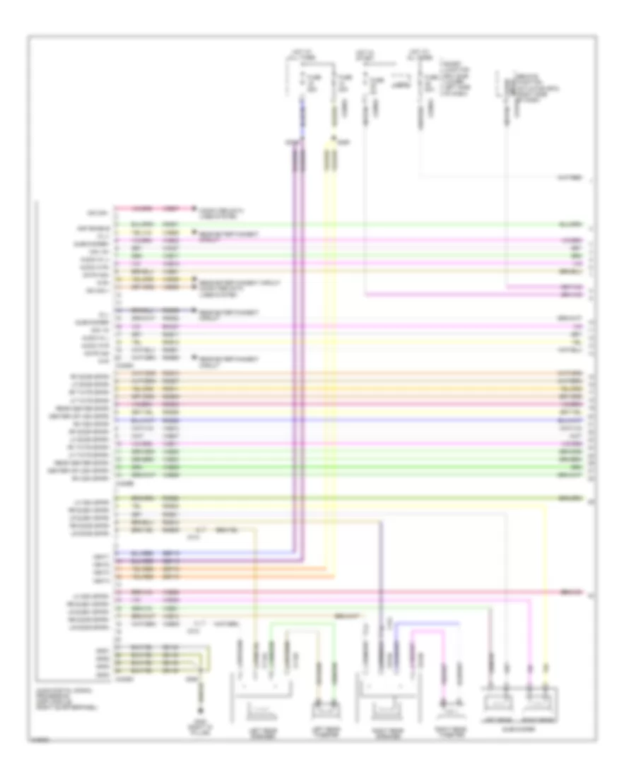 Premium Radio Wiring Diagram with Navigation 1 of 3 for Lincoln MKT EcoBoost 2011