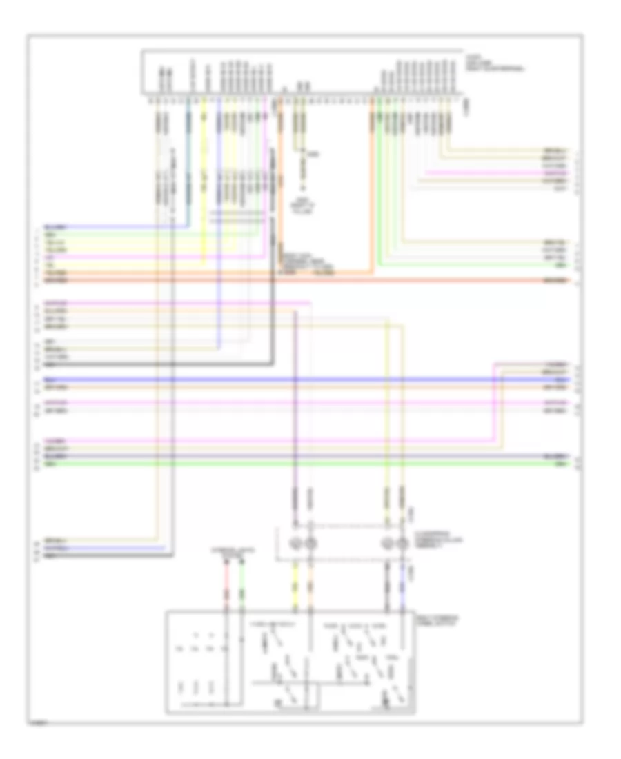 Premium Radio Wiring Diagram without Navigation 2 of 3 for Lincoln MKT EcoBoost 2011