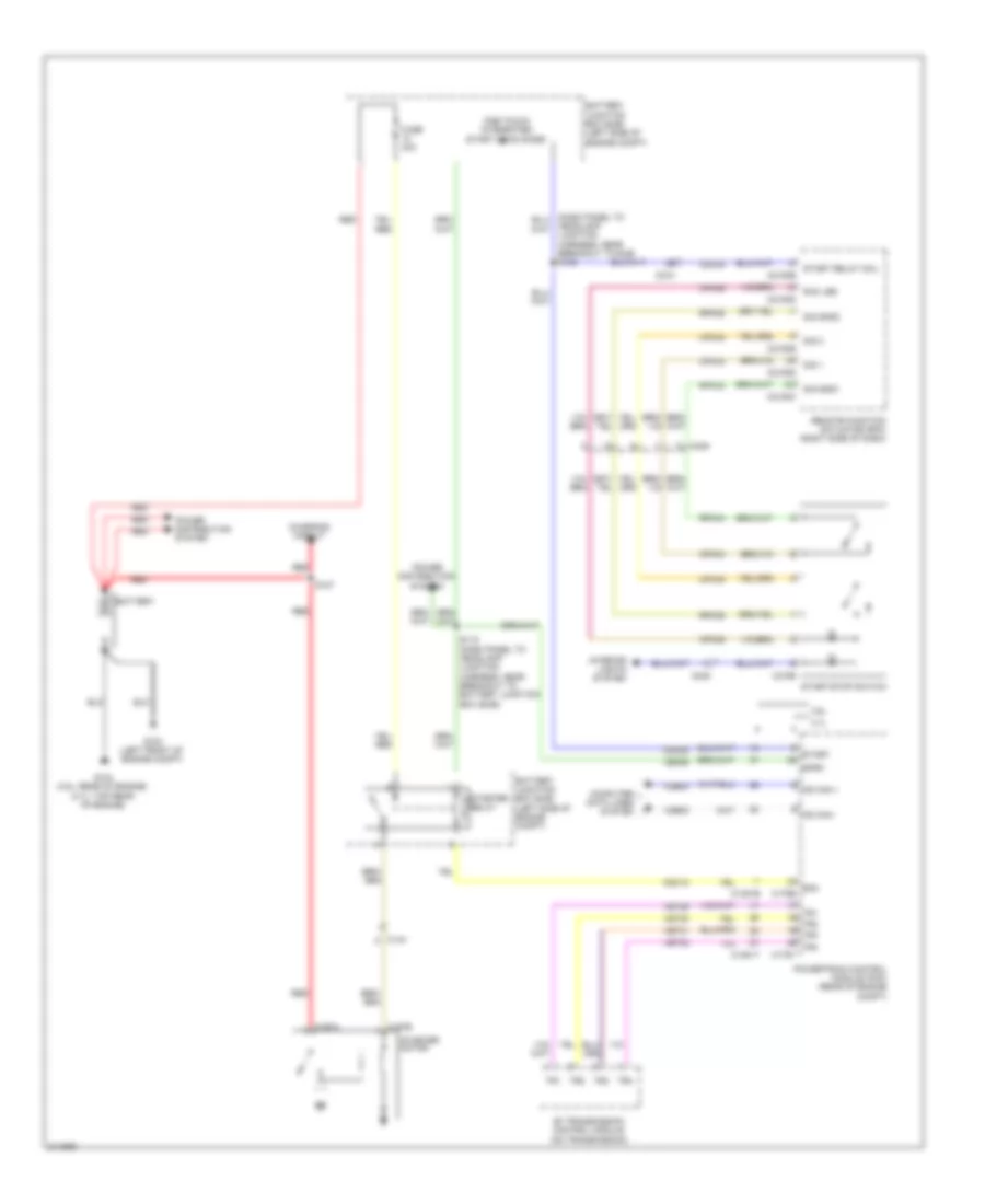 Starting Wiring Diagram for Lincoln MKT EcoBoost 2011