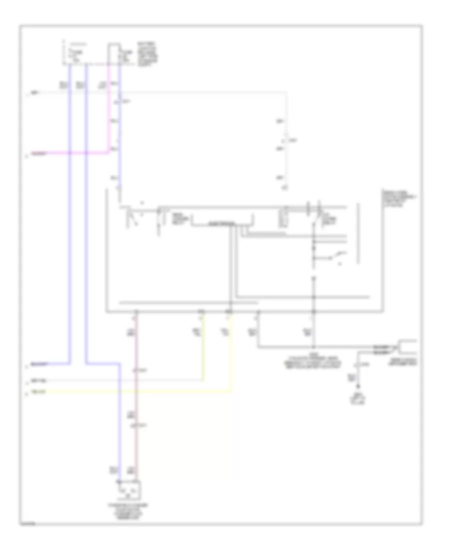 Wiper Washer Wiring Diagram 2 of 2 for Lincoln MKT EcoBoost 2011