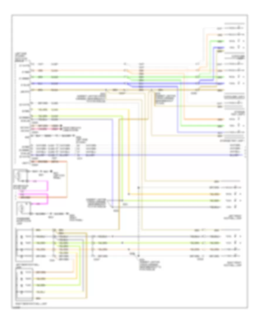 Courtesy Lamps Wiring Diagram (2 of 3) for Lincoln MKX 2011