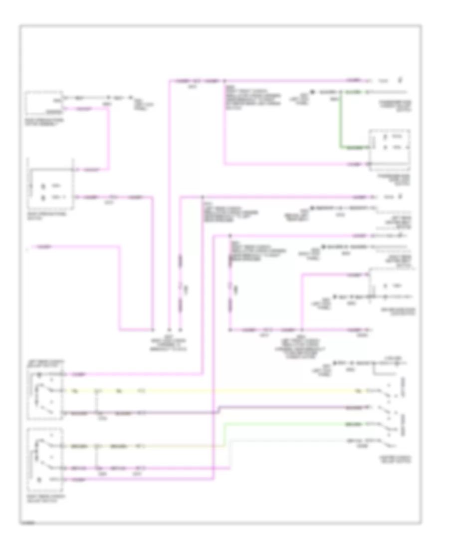 Instrument Illumination Wiring Diagram (2 of 2) for Lincoln MKX 2011
