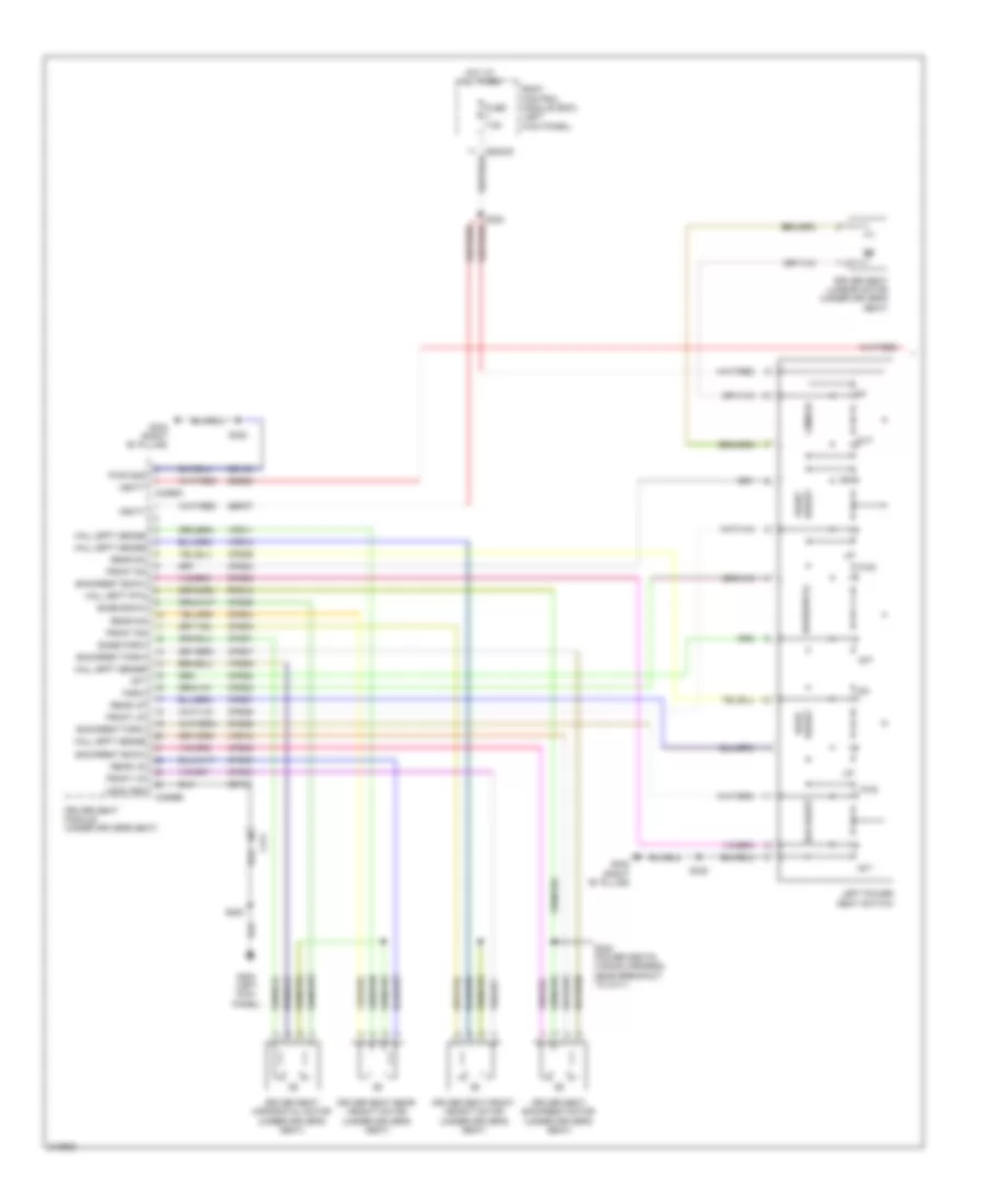 Driver s Memory Seat Wiring Diagram 1 of 2 for Lincoln MKX 2011
