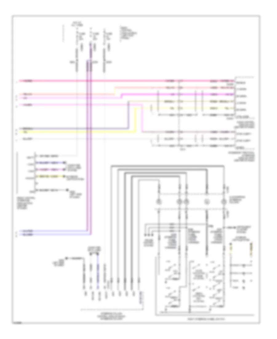 Navigation Wiring Diagram, with THX (2 of 2) for Lincoln MKX 2011