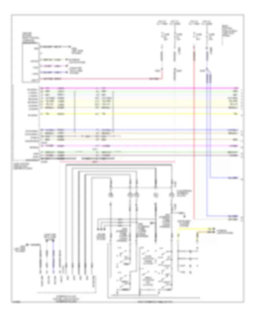 Premium Radio Wiring Diagram 1 of 2 for Lincoln MKX 2011