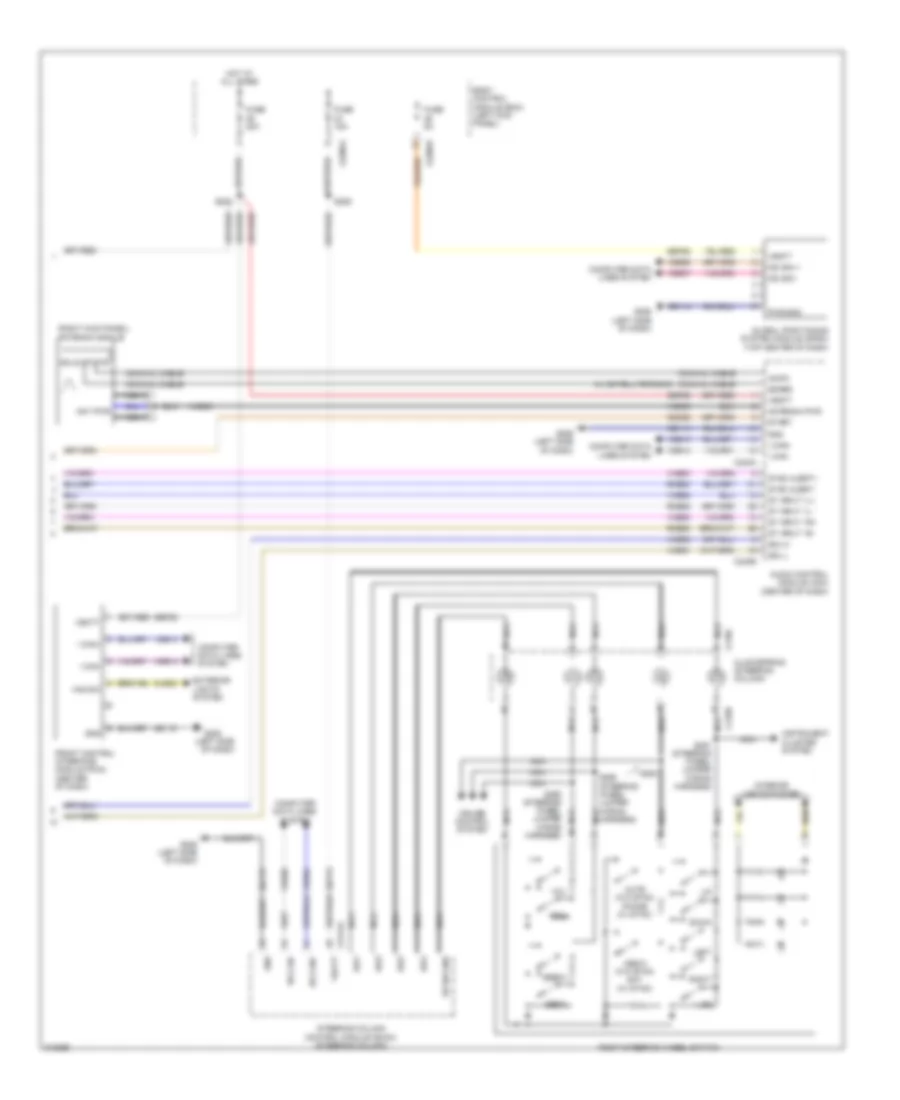 SYNC Radio Wiring Diagram (2 of 2) for Lincoln MKX 2011