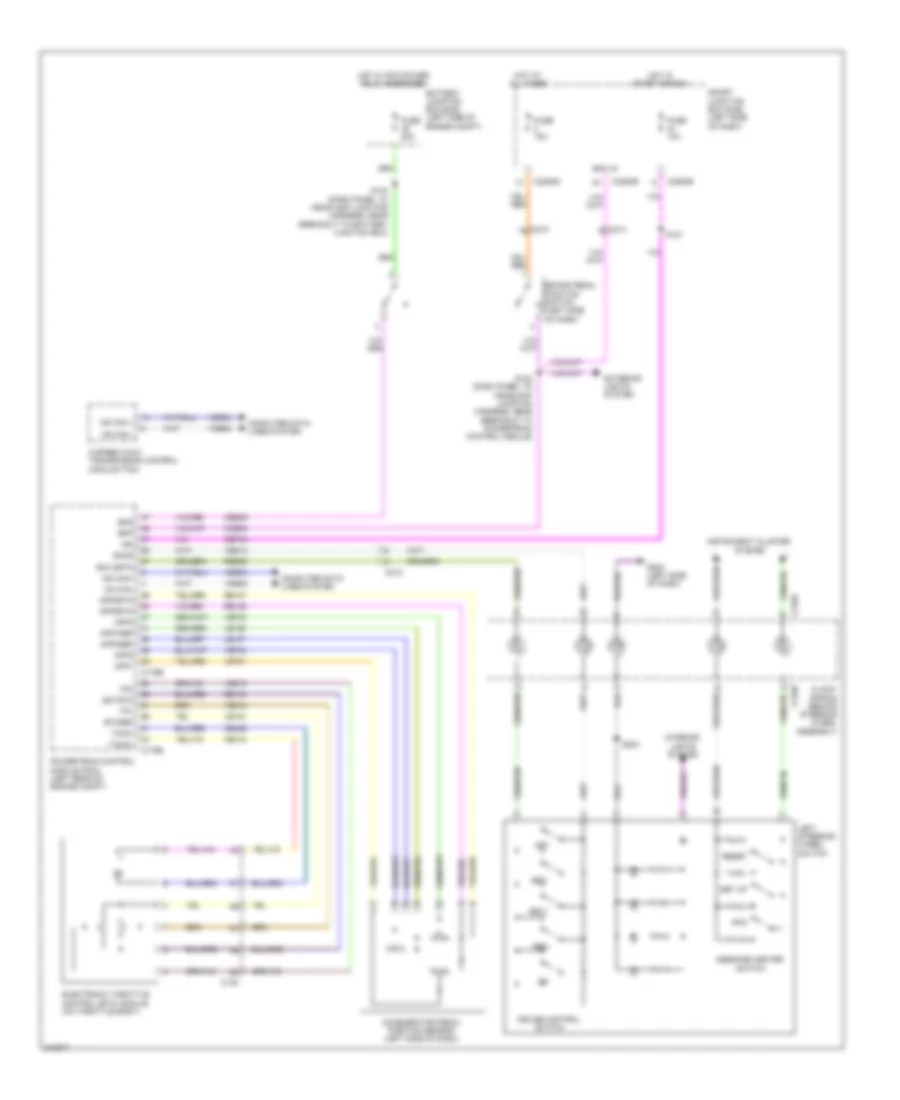 3.5L, Cruise Control Wiring Diagram for Lincoln MKZ 2011