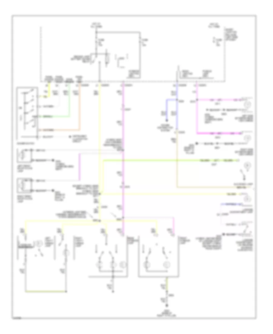Courtesy Lamps Wiring Diagram 1 of 3 for Lincoln MKZ 2011
