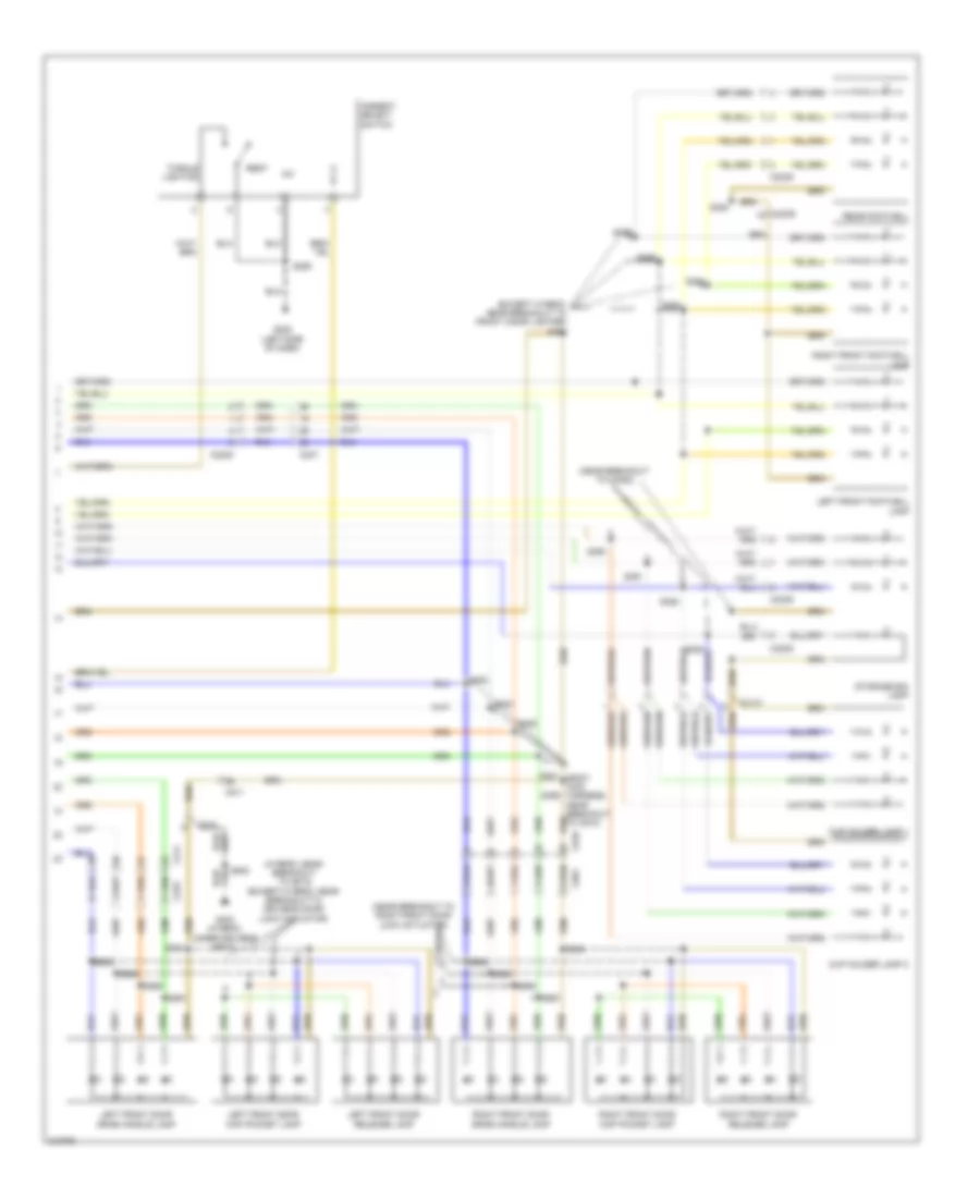 Courtesy Lamps Wiring Diagram 3 of 3 for Lincoln MKZ 2011