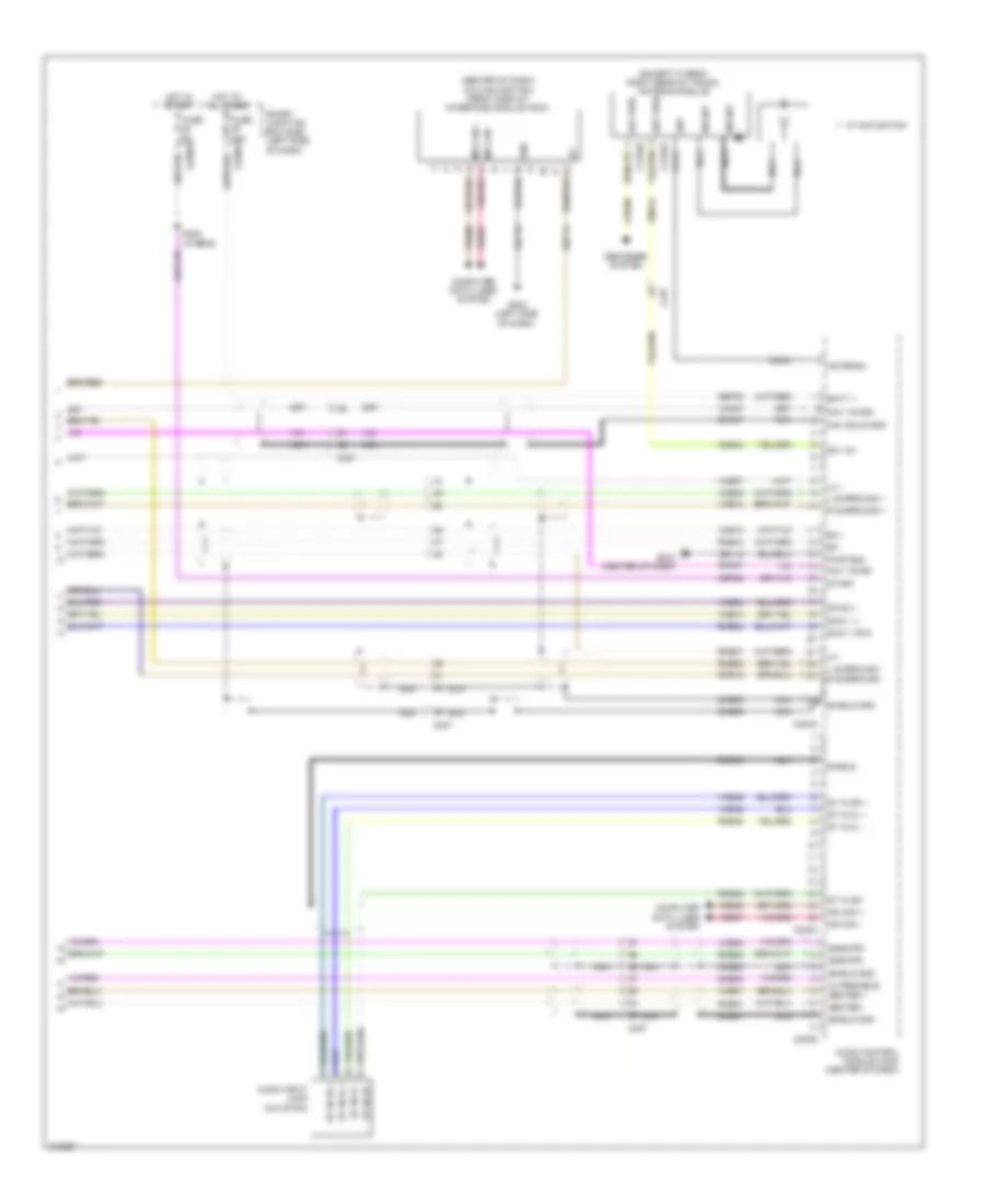 Navigation Wiring Diagram 3 of 3 for Lincoln MKZ 2011