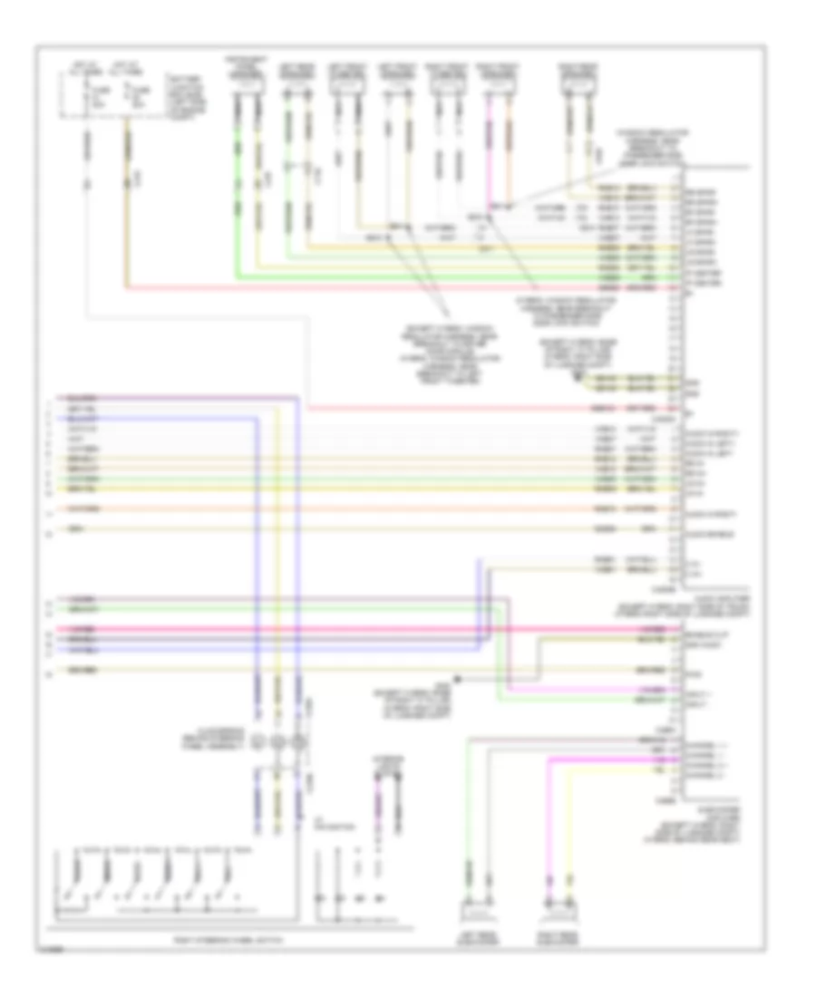 Premium Radio Wiring Diagram (2 of 2) for Lincoln MKZ 2011