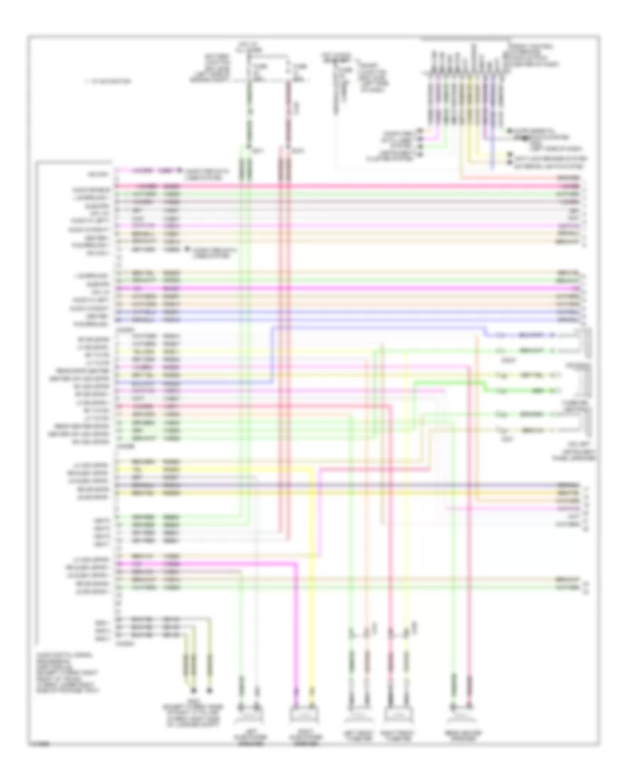 THX Audio Radio Wiring Diagram (1 of 3) for Lincoln MKZ 2011