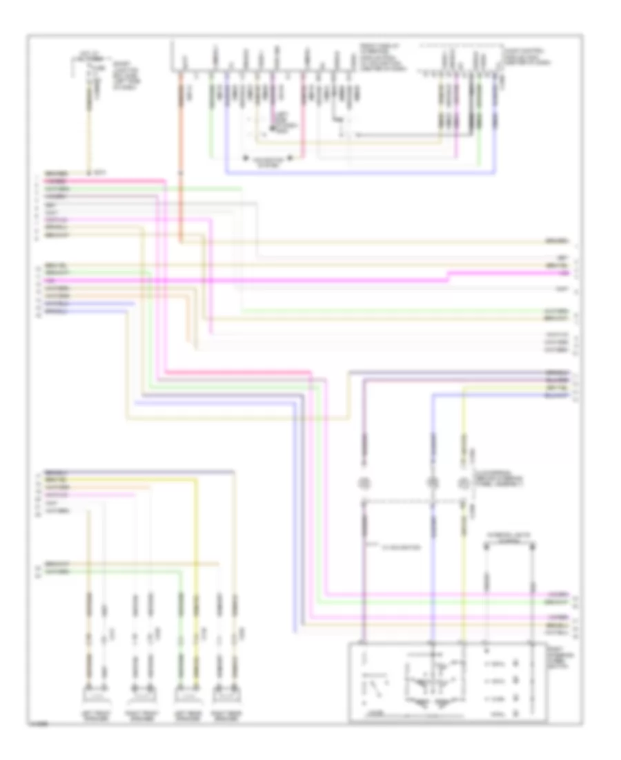THX Audio Radio Wiring Diagram 2 of 3 for Lincoln MKZ 2011