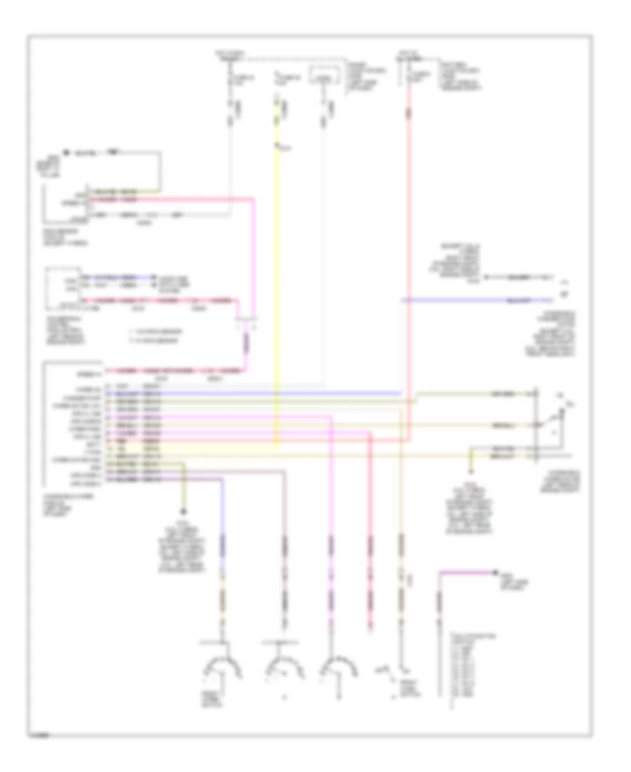 WiperWasher Wiring Diagram for Lincoln MKZ 2011