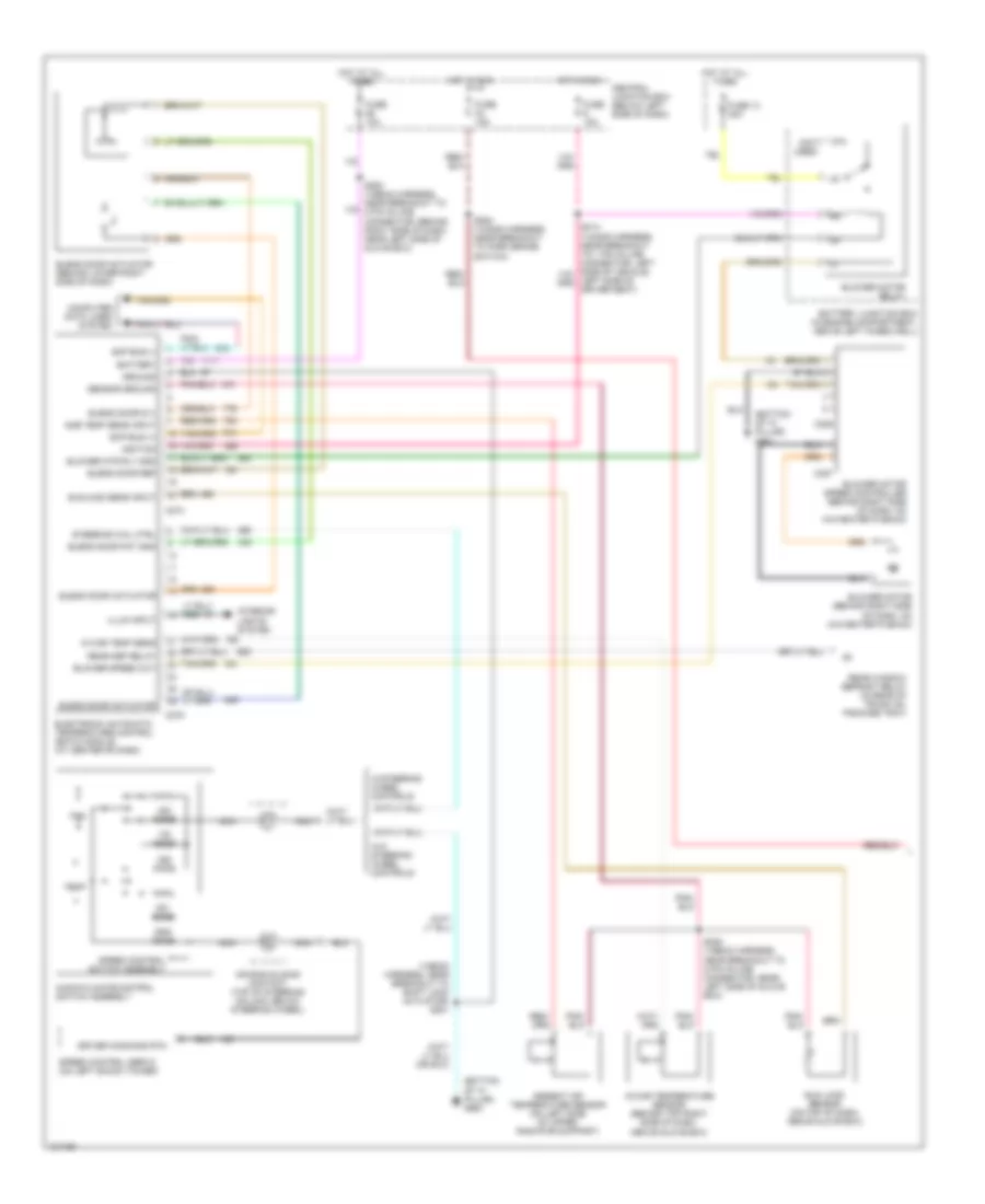 Automatic A C Wiring Diagram 1 of 2 for Lincoln Continental 2000