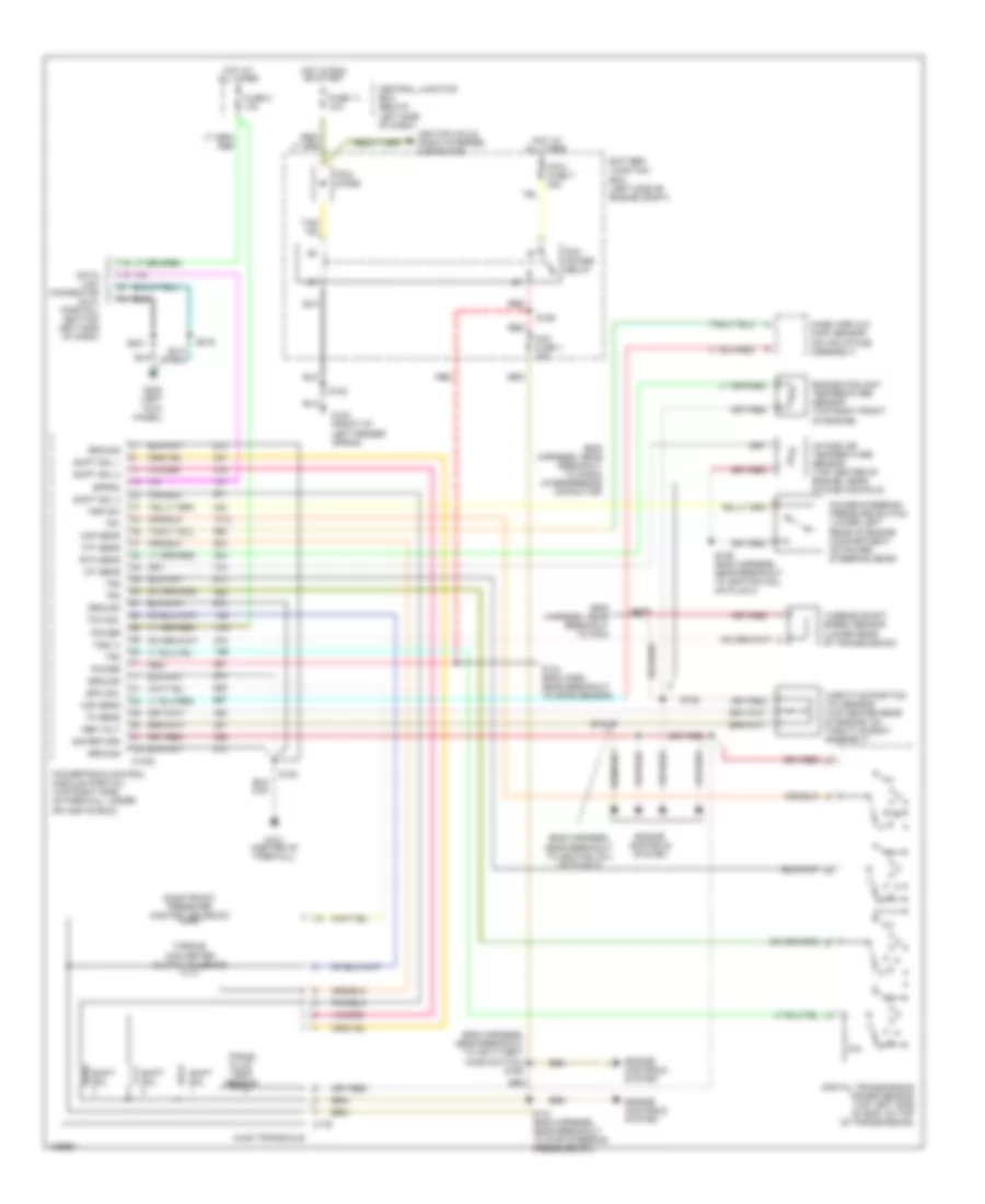 AT Wiring Diagram for Lincoln Continental 2000