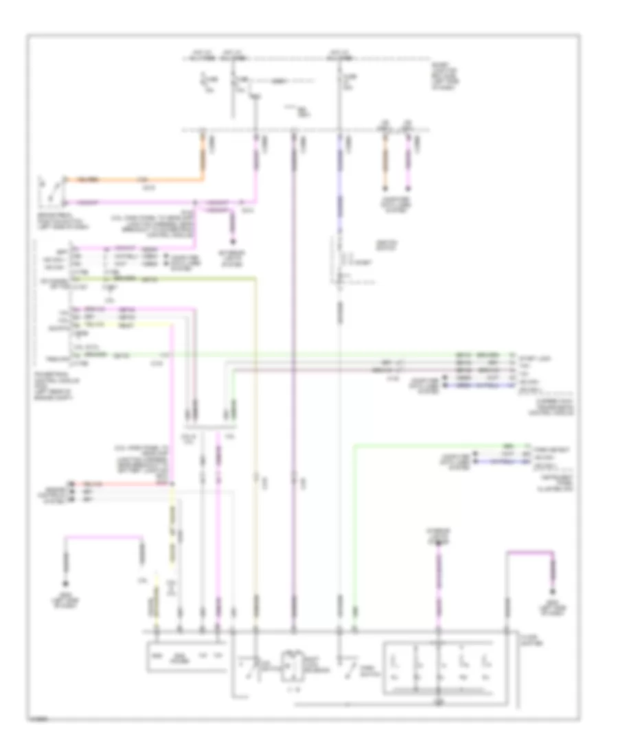 Shift Interlock Wiring Diagram for Lincoln MKZ Hybrid 2011