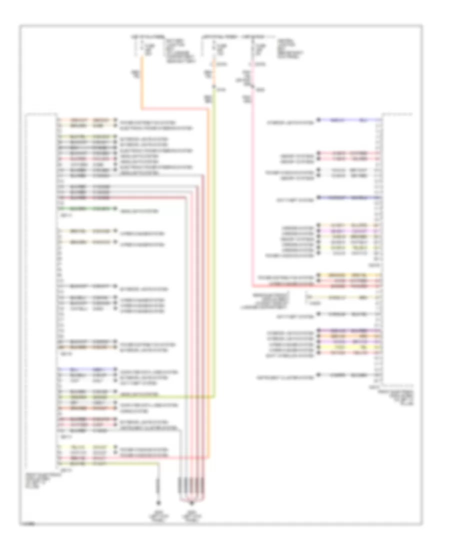 Body Control Modules Wiring Diagram 1 of 2 for Lincoln LS 2000