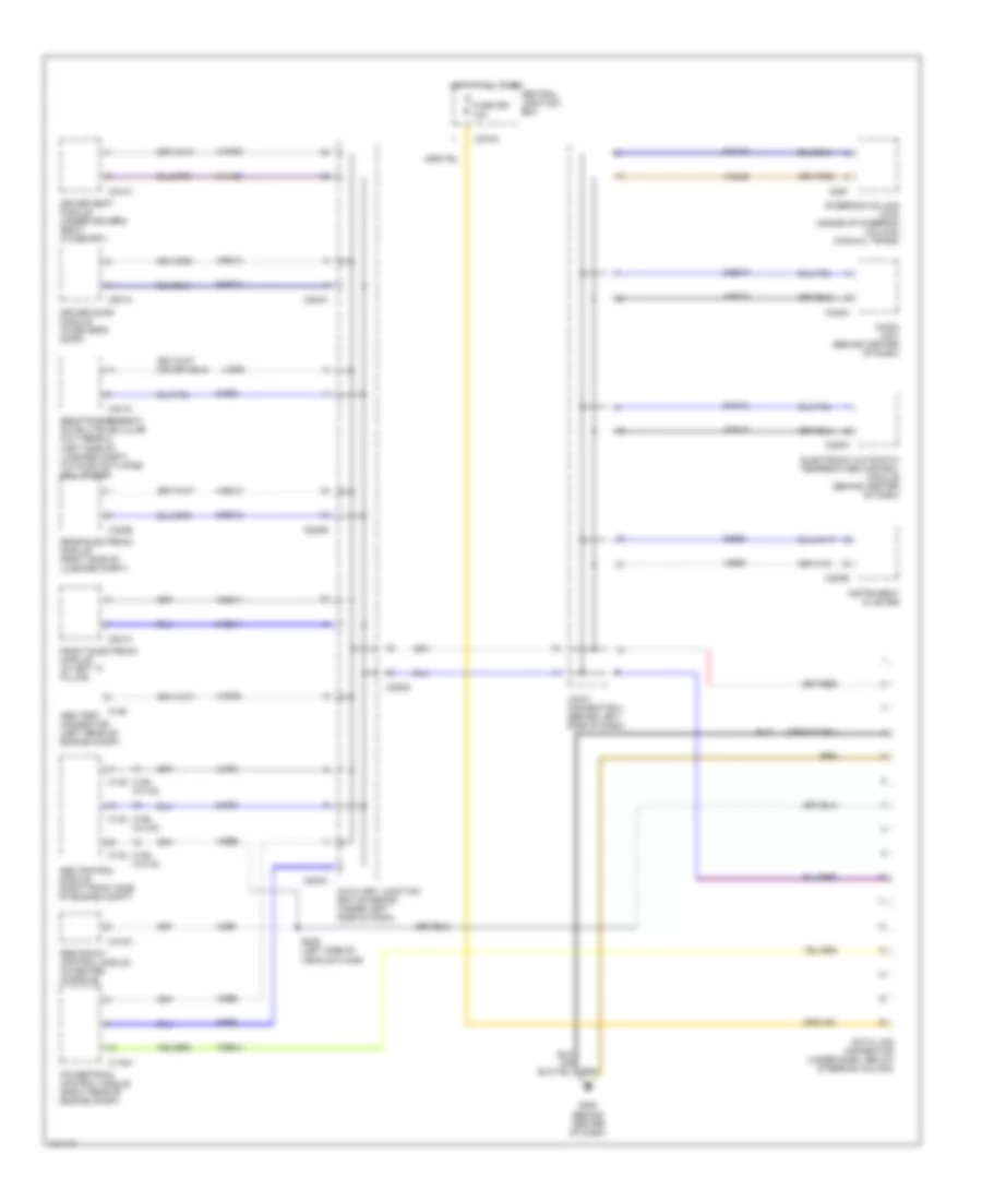 Computer Data Lines Wiring Diagram for Lincoln LS 2000
