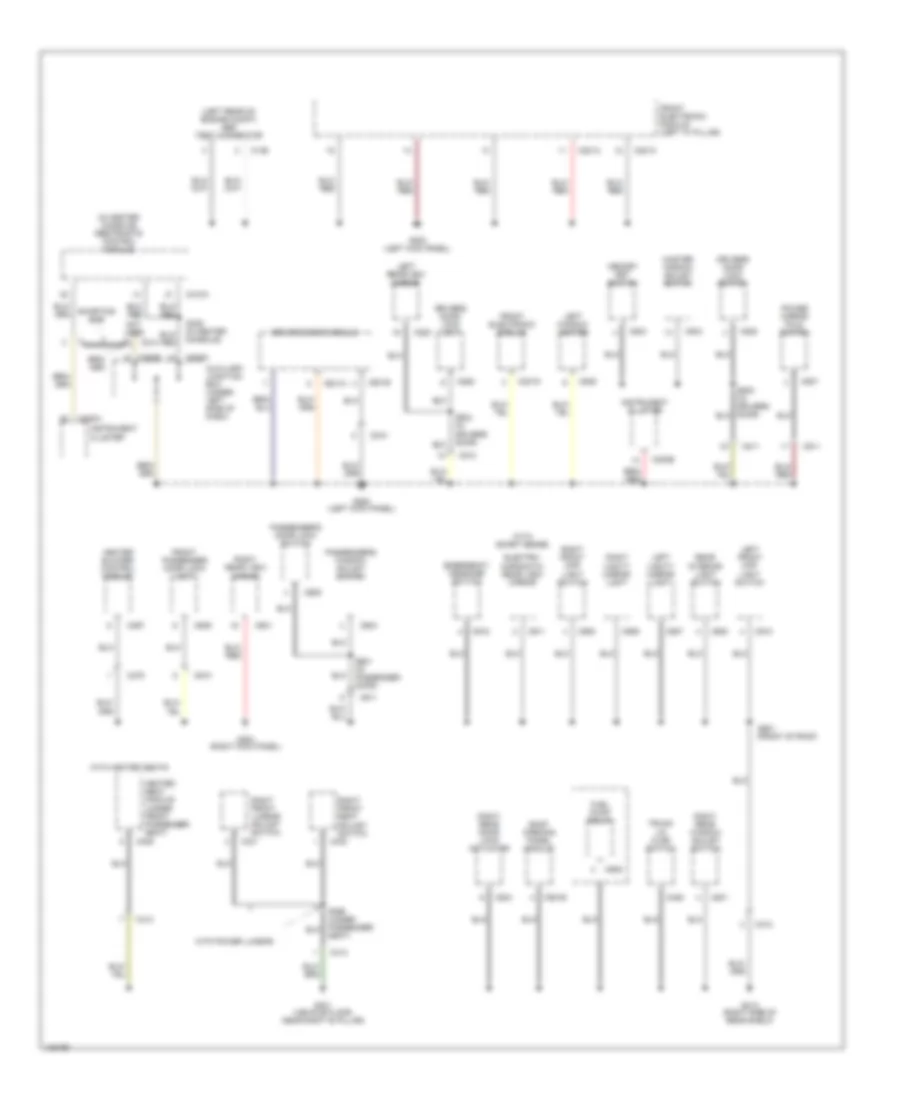 Ground Distribution Wiring Diagram (2 of 3) for Lincoln LS 2000