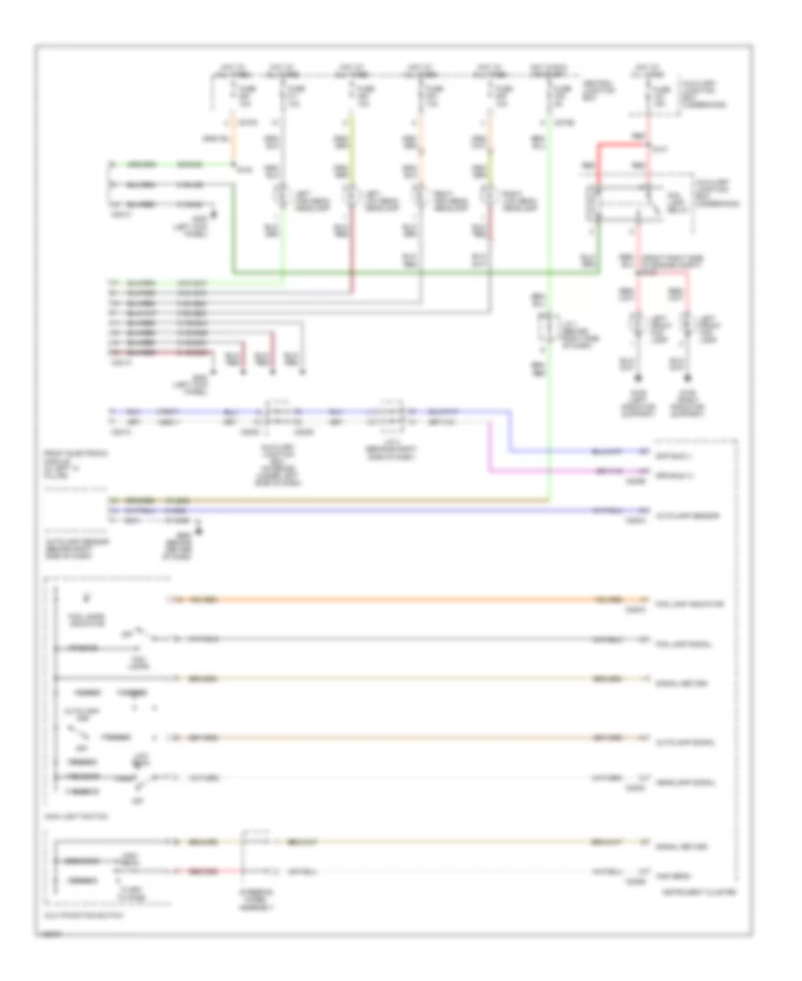 Headlights Wiring Diagram for Lincoln LS 2000