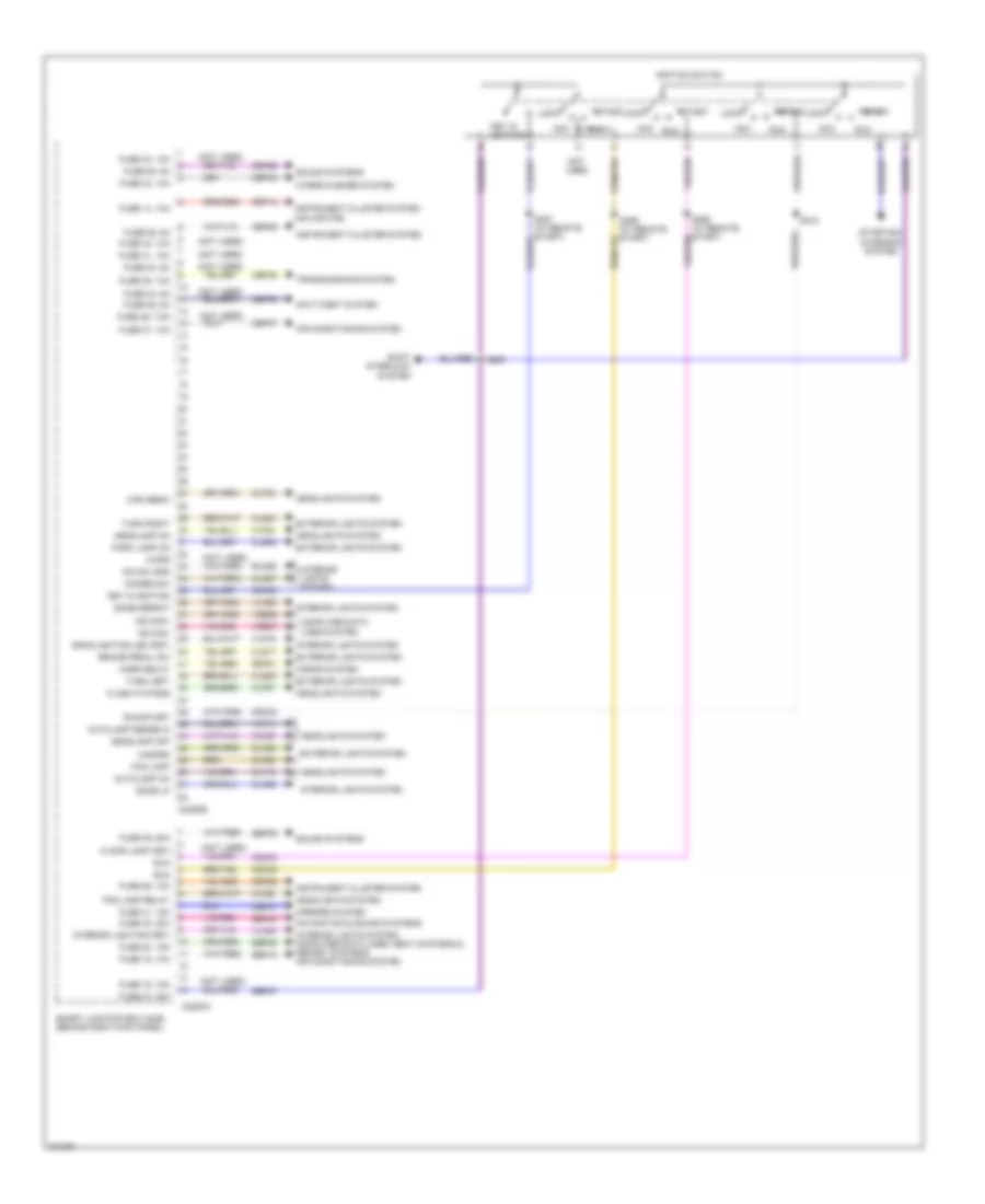 Body Control Modules Wiring Diagram 2 of 2 for Lincoln Navigator 2011