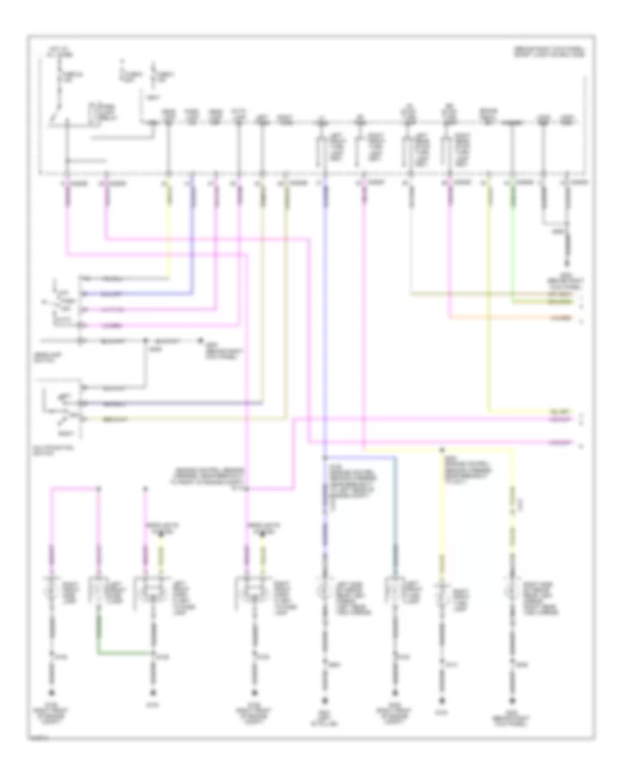 Exterior Lamps Wiring Diagram (1 of 2) for Lincoln Navigator 2011
