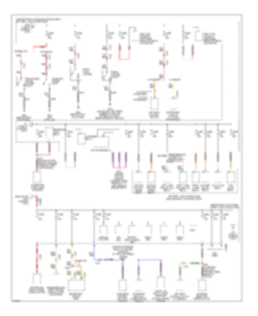 Power Distribution Wiring Diagram 2 of 5 for Lincoln Navigator 2011