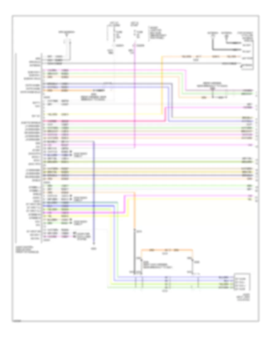 THX Audio Radio Wiring Diagram 1 of 3 for Lincoln Navigator 2011