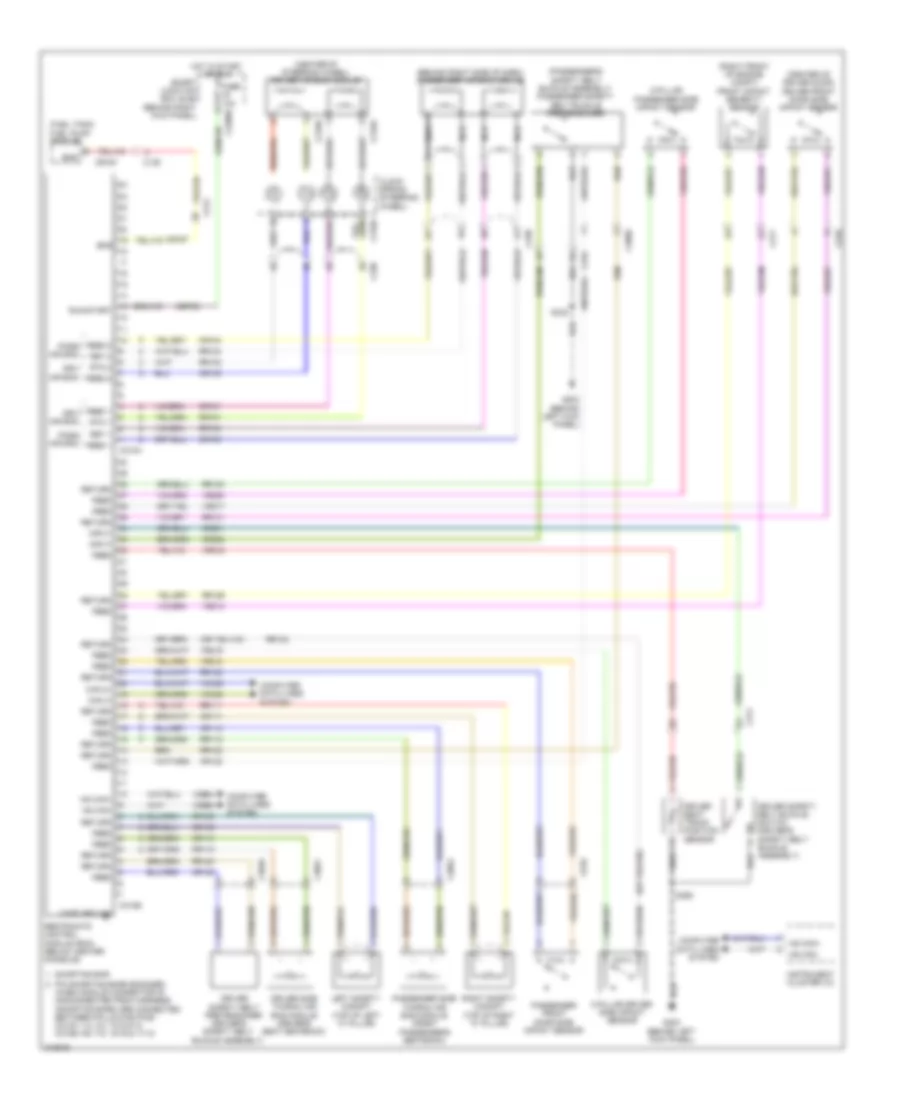 Supplemental Restraints Wiring Diagram for Lincoln Navigator 2011