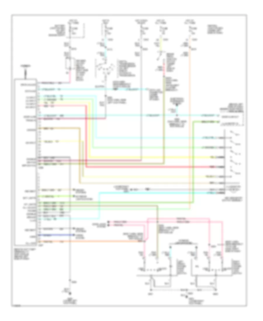 Forced Entry Wiring Diagram for Lincoln Navigator 2000