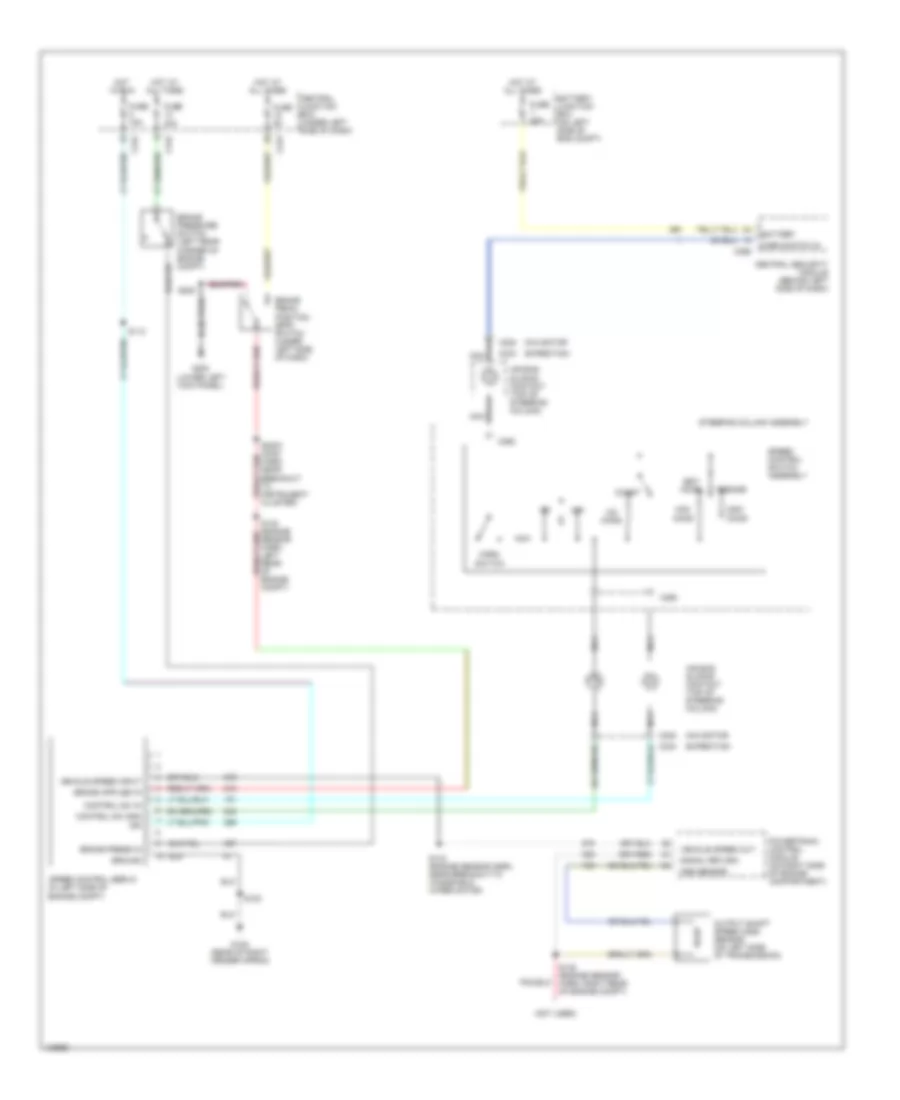 Cruise Control Wiring Diagram for Lincoln Navigator 2000