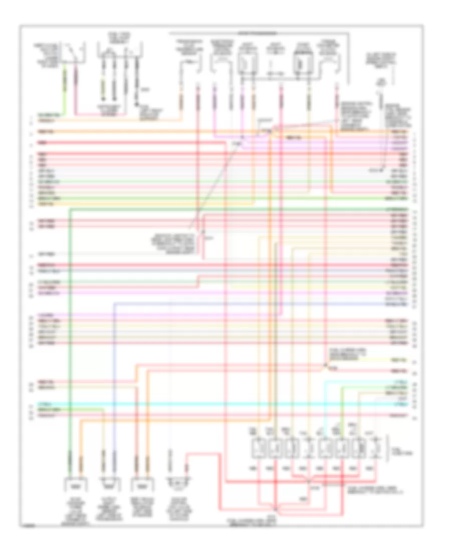 5.4L, Engine Performance Wiring Diagrams (3 of 4) for Lincoln Navigator 2000