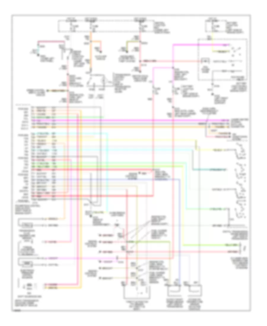 A T Wiring Diagram 4R70W for Lincoln Navigator 2000