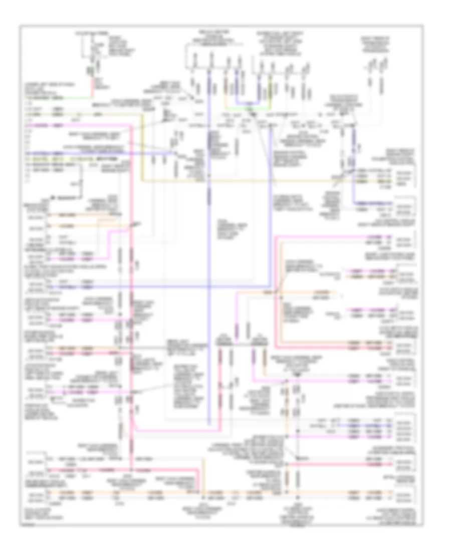 Computer Data Lines Wiring Diagram for Lincoln Navigator L 2011