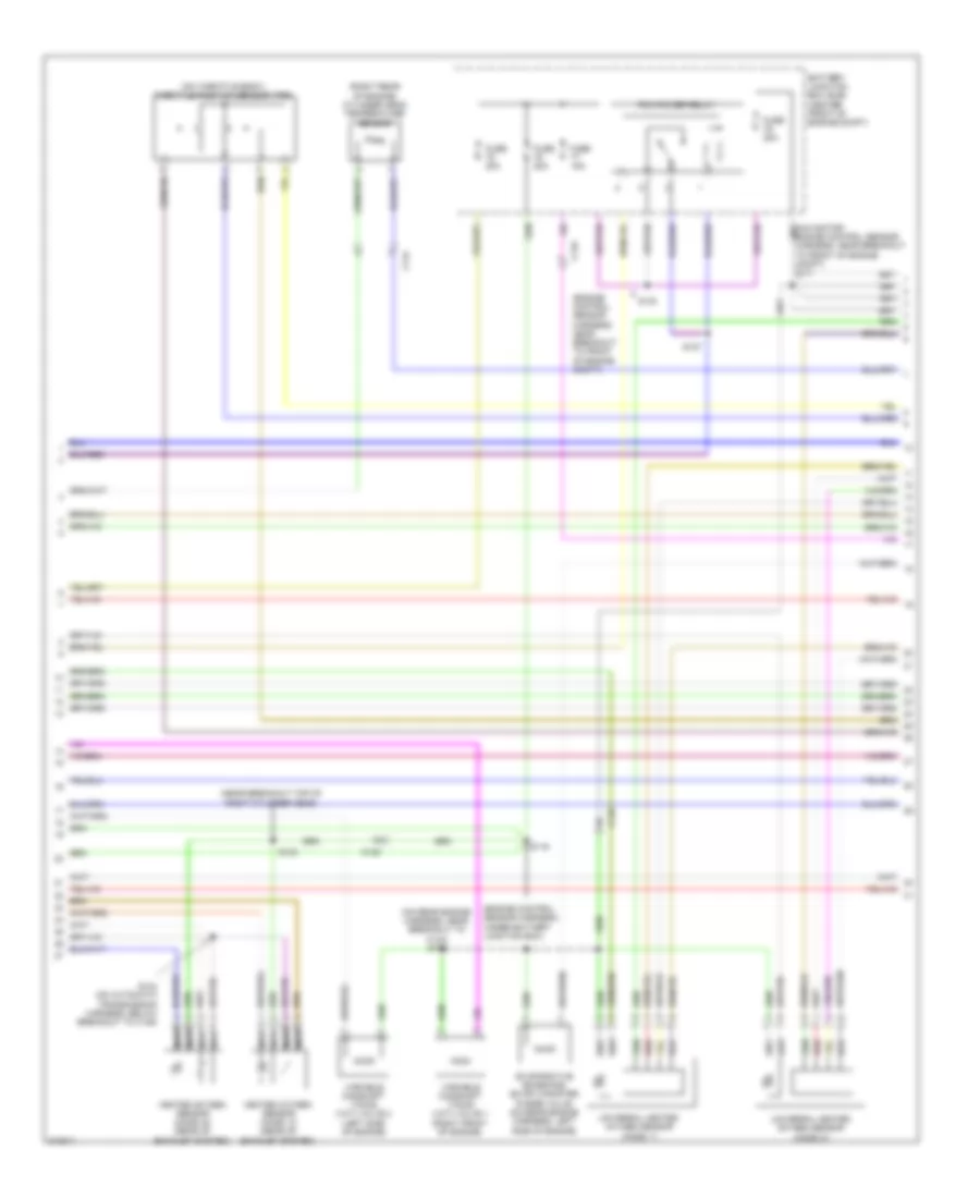 5.4L Flex Fuel, Engine Performance Wiring Diagram (4 of 5) for Lincoln Navigator L 2011