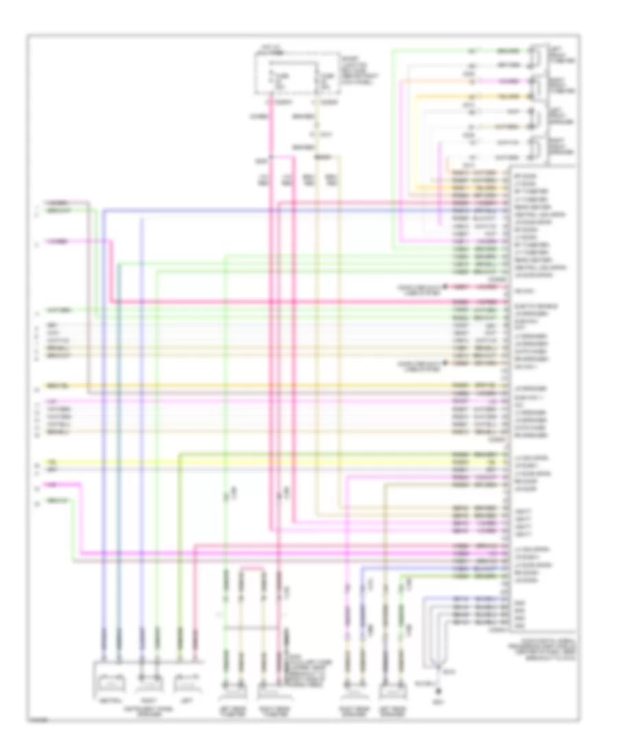 THX Audio Radio Wiring Diagram 3 of 3 for Lincoln Navigator L 2011