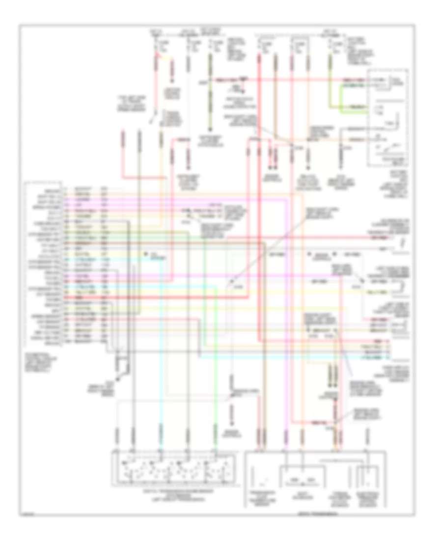 A T Wiring Diagram for Lincoln Town Car Cartier 2000
