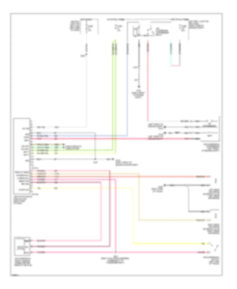 Electronic Suspension Wiring Diagram for Lincoln Town Car Signature L 2011