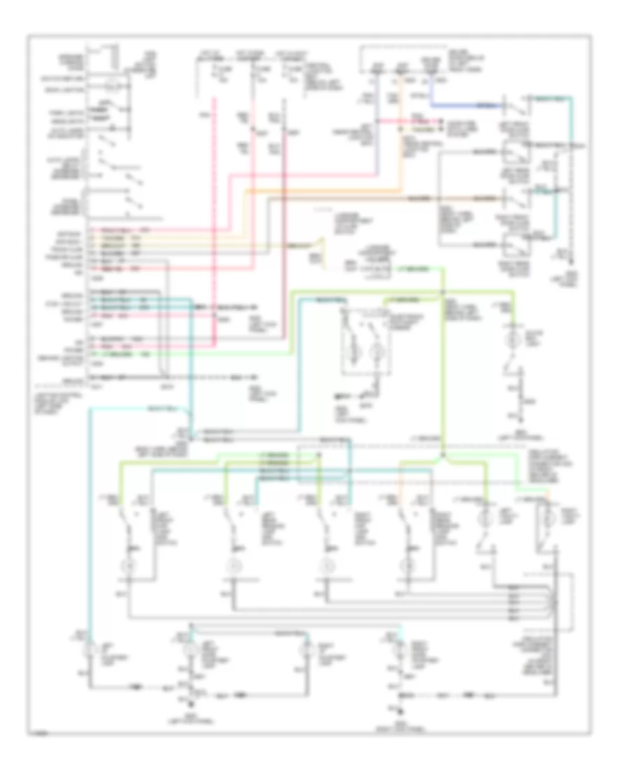 Courtesy Lamps Wiring Diagram for Lincoln Continental 2001