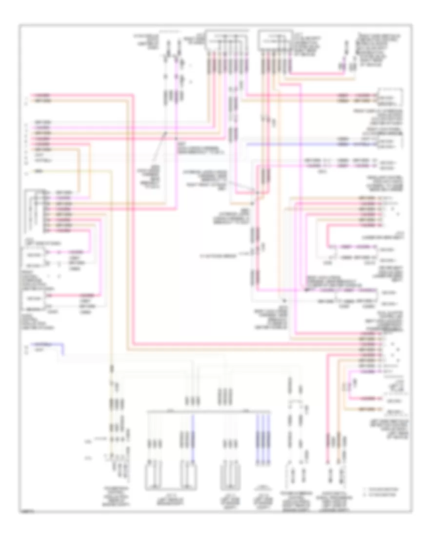Computer Data Lines Wiring Diagram 2 of 2 for Lincoln MKS 2012