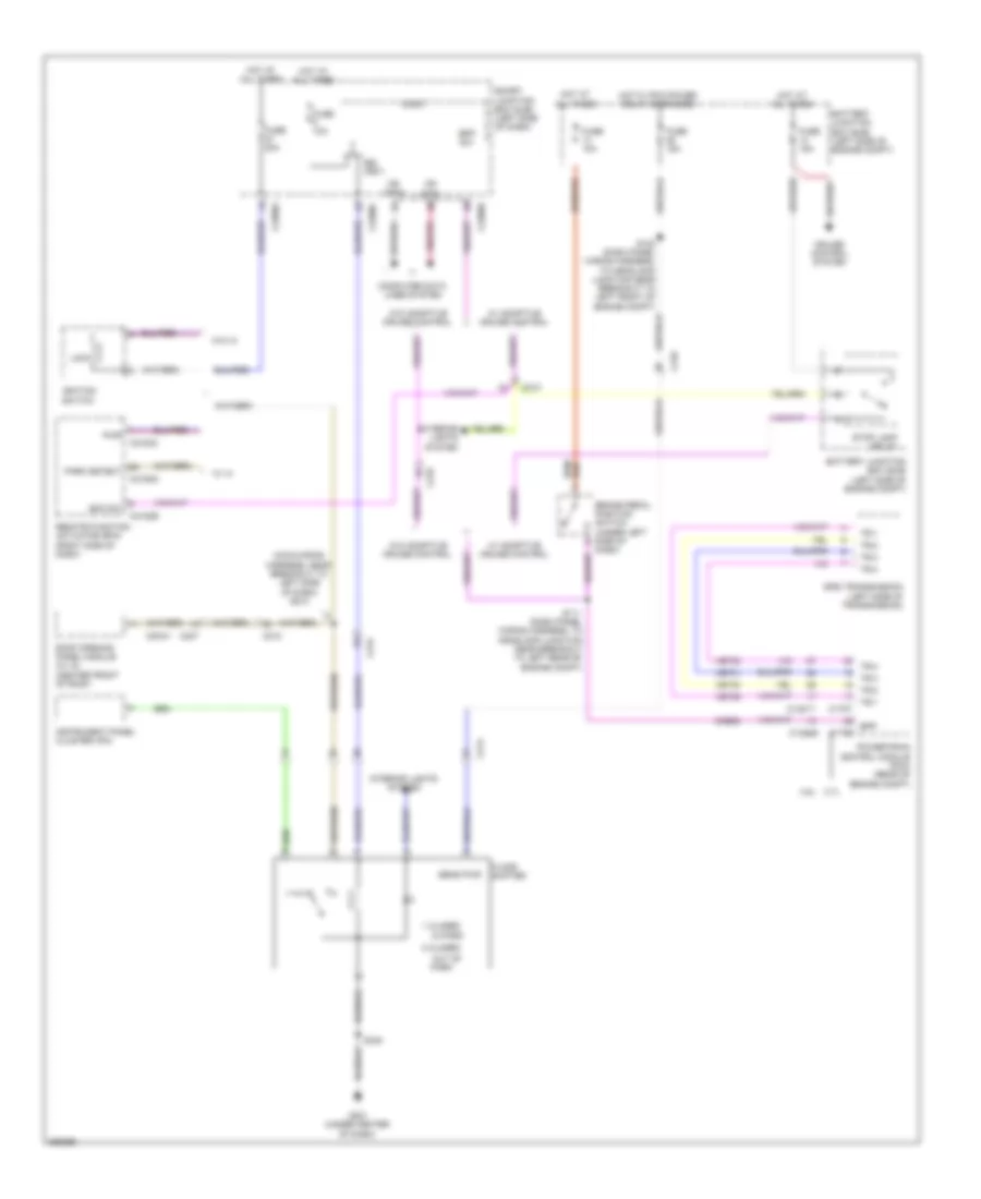 Shift Interlock Wiring Diagram for Lincoln MKS 2012