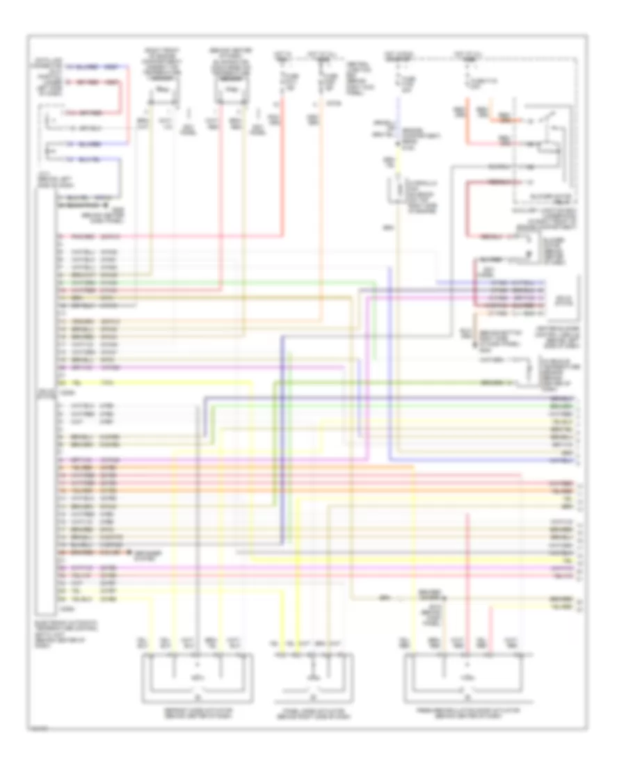 Automatic A C Wiring Diagram 1 of 2 for Lincoln LS 2001